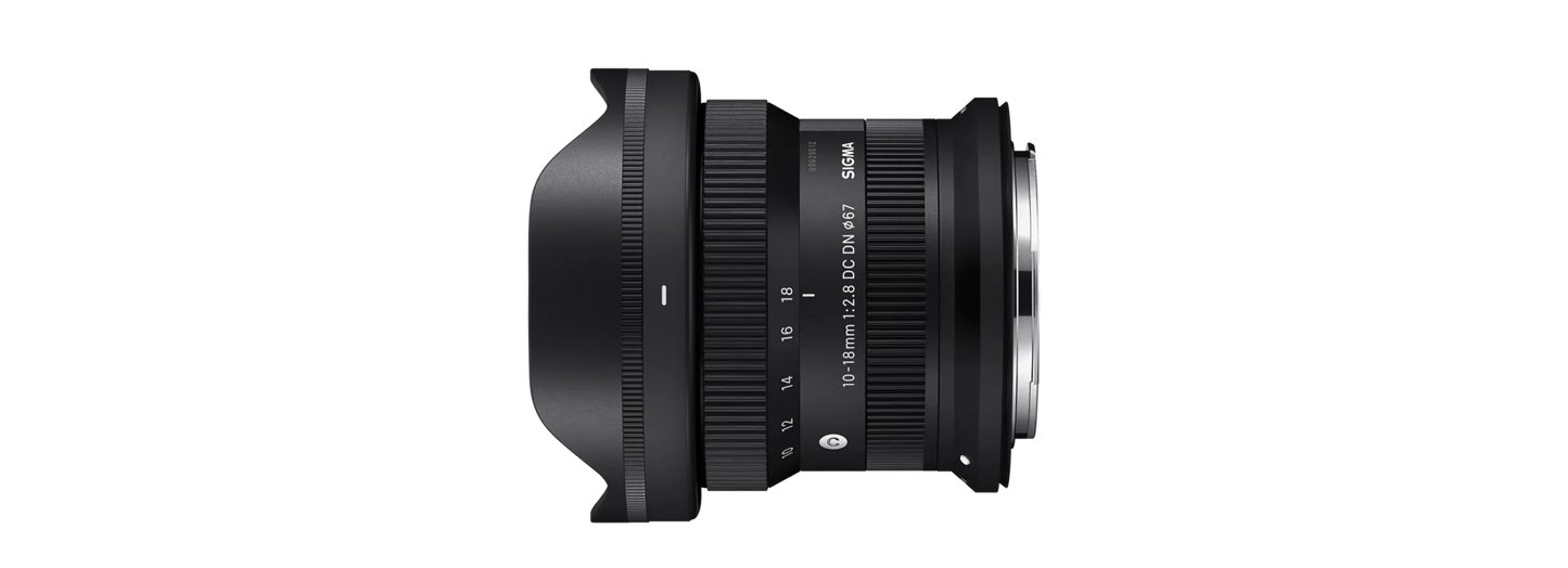 SIGMA 10-18mm F2.8 DC DN | Contemporary for Canon RF Mount