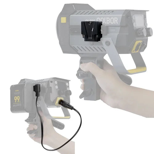 COLBOR VM3 V-Mount Adapter and D-Tap to XLR V-Mount Battery Cable