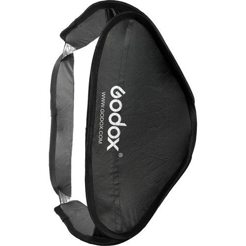 Godox Speedlite Bracket kit with softbox 60X60 cm (bowen mount ) for V1