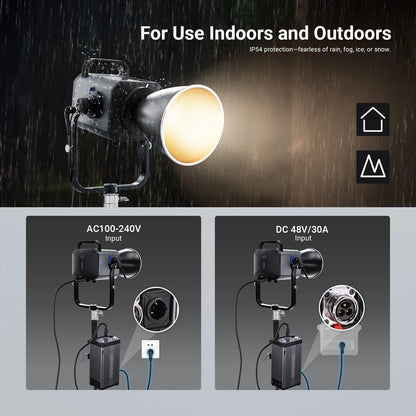 NEEWER AS1200B 1200W Output Bi-Color COB LED Studio Video Light