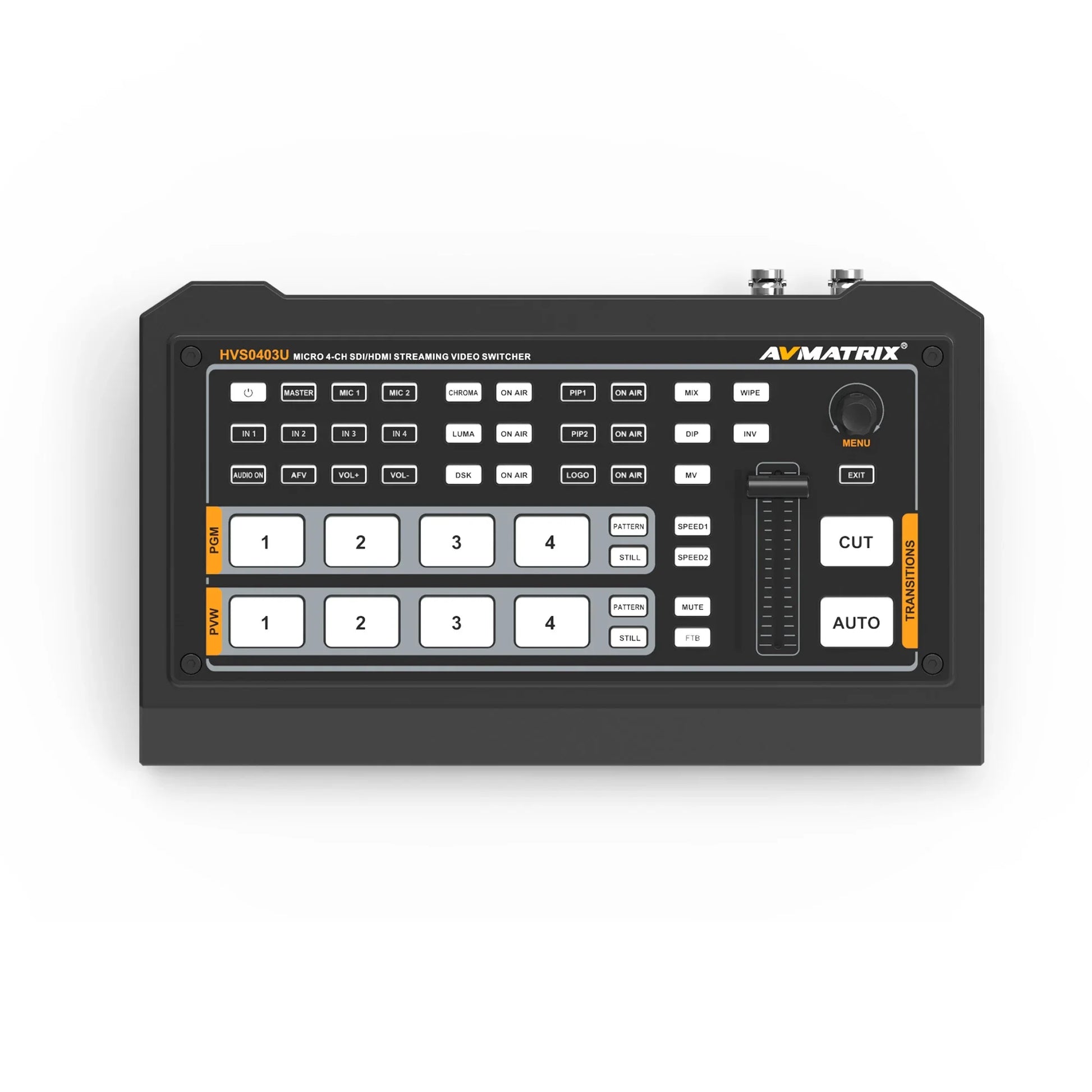 AVMATRIX HVS0403U Micro 4 Channel SDI&HDMI Video Switcher