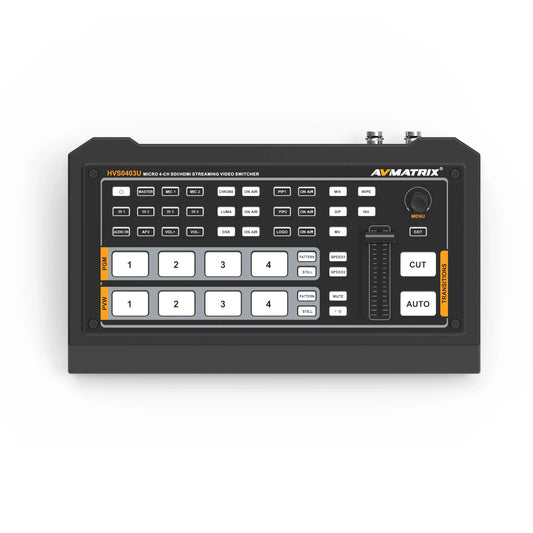 AVMATRIX HVS0403U Micro 4 Channel SDI&HDMI Video Switcher