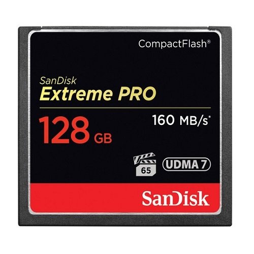 SanDisk Extreme PRO CF 160MB/s 128 GB VPG 65, UDMA 7