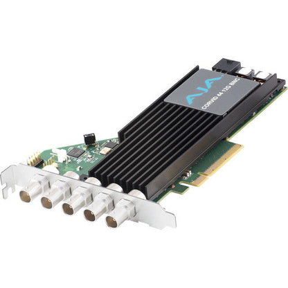 AJA Corvid 44 12G PCIe 4-Channel 12G-SDI Full-Size BNC I/O Card (Tall Bracket, Fanless)