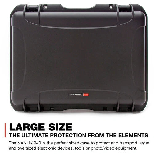 Nanuk 940 Hard Case with Foam (Black, 36.7L)