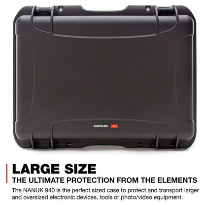 Nanuk 940 Hard Case with Foam (Black, 36.7L)