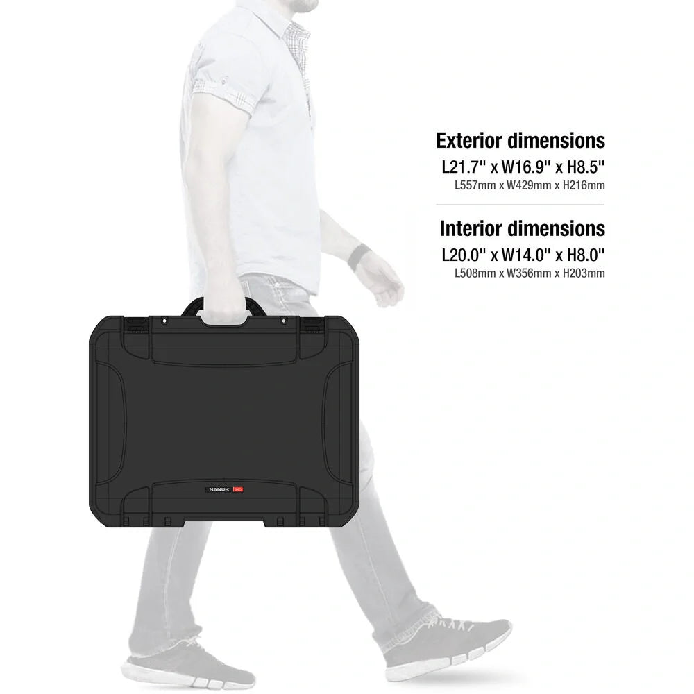 Nanuk 940 Hard Case with Foam (Black, 36.7L)