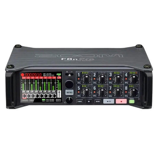 Zoom F8n Pro 8 Input / 10-Track Multitrack Field Recorder