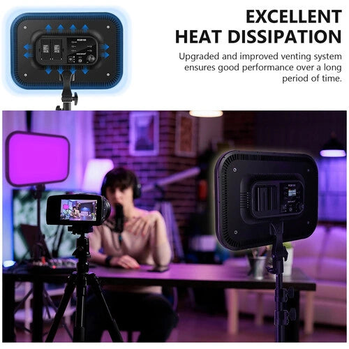 Neewer RGB168 LED Light Panel (Black, 2-Light Kit)