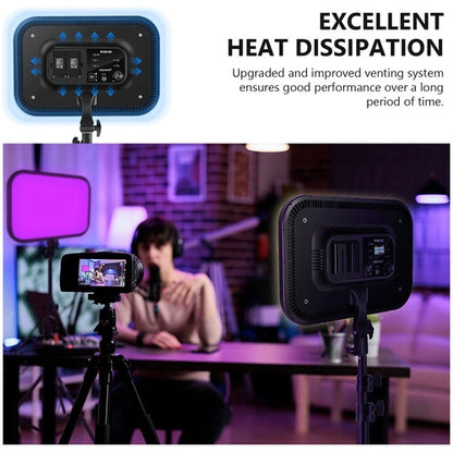Neewer RGB168 LED Light Panel (Black, 2-Light Kit)