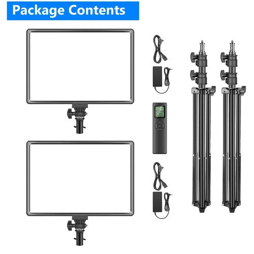 Neewer NL-288ARC Bi-Color LED Light Panel (2-Light Kit)