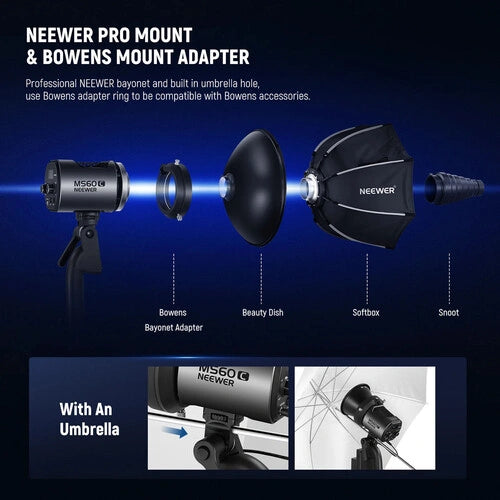 Neewer MS60C RGB LED Monolight