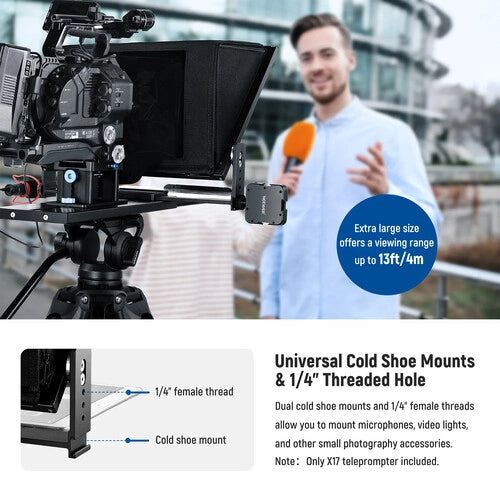 Neewer X17 Remote Teleprompter (Black)