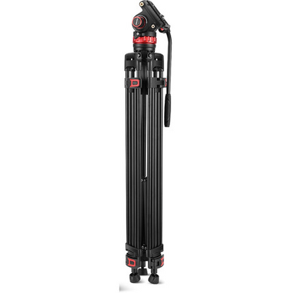 Neewer TP75 74" Pro Video Aluminum Tripod with Fluid Head
