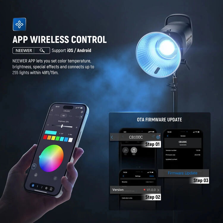 Neewer CB100C RGB LED Monolight