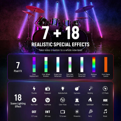 Neewer TL120C RGB LED Tube Light (4')