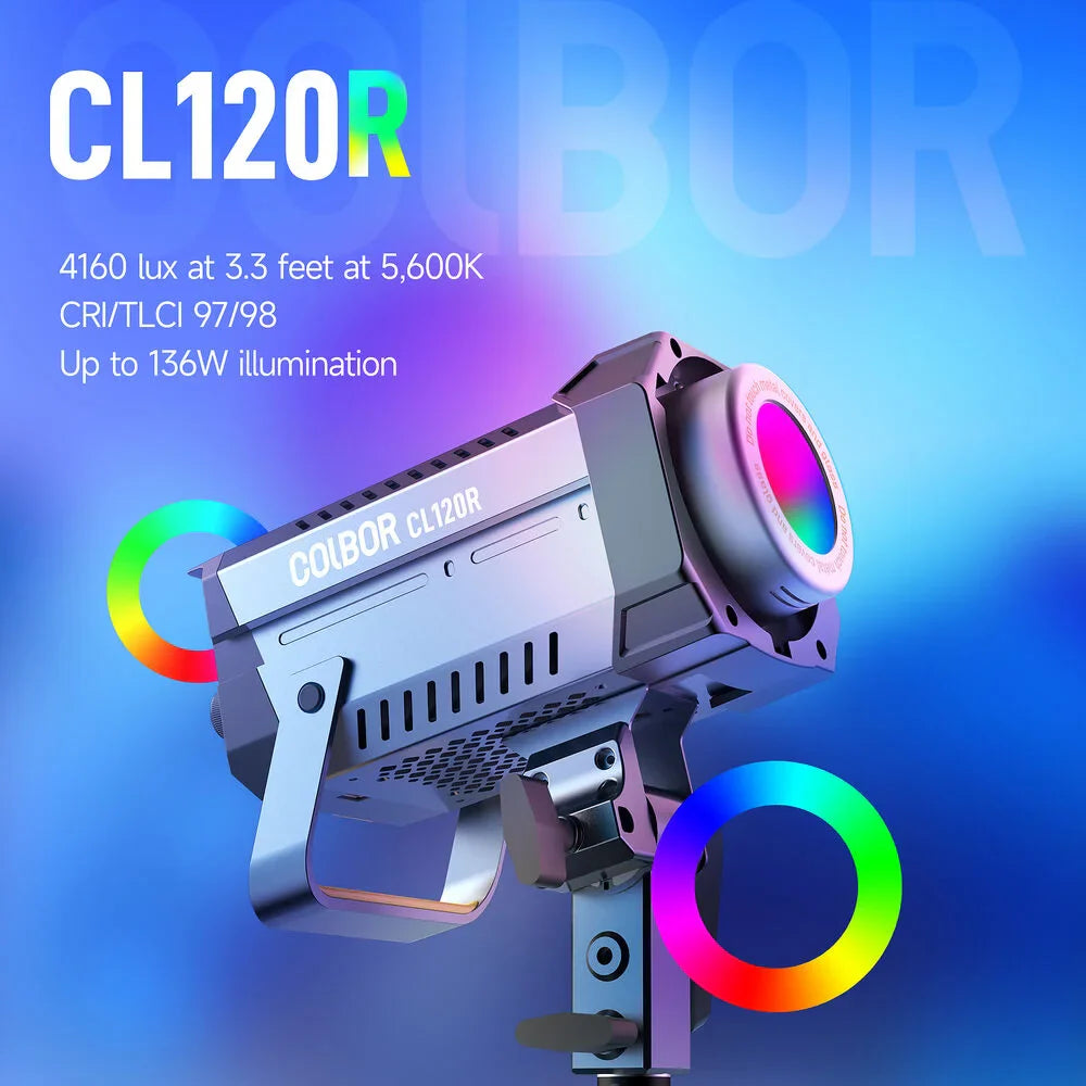 COLBOR CL120R 120W RGB COB LED Video Light