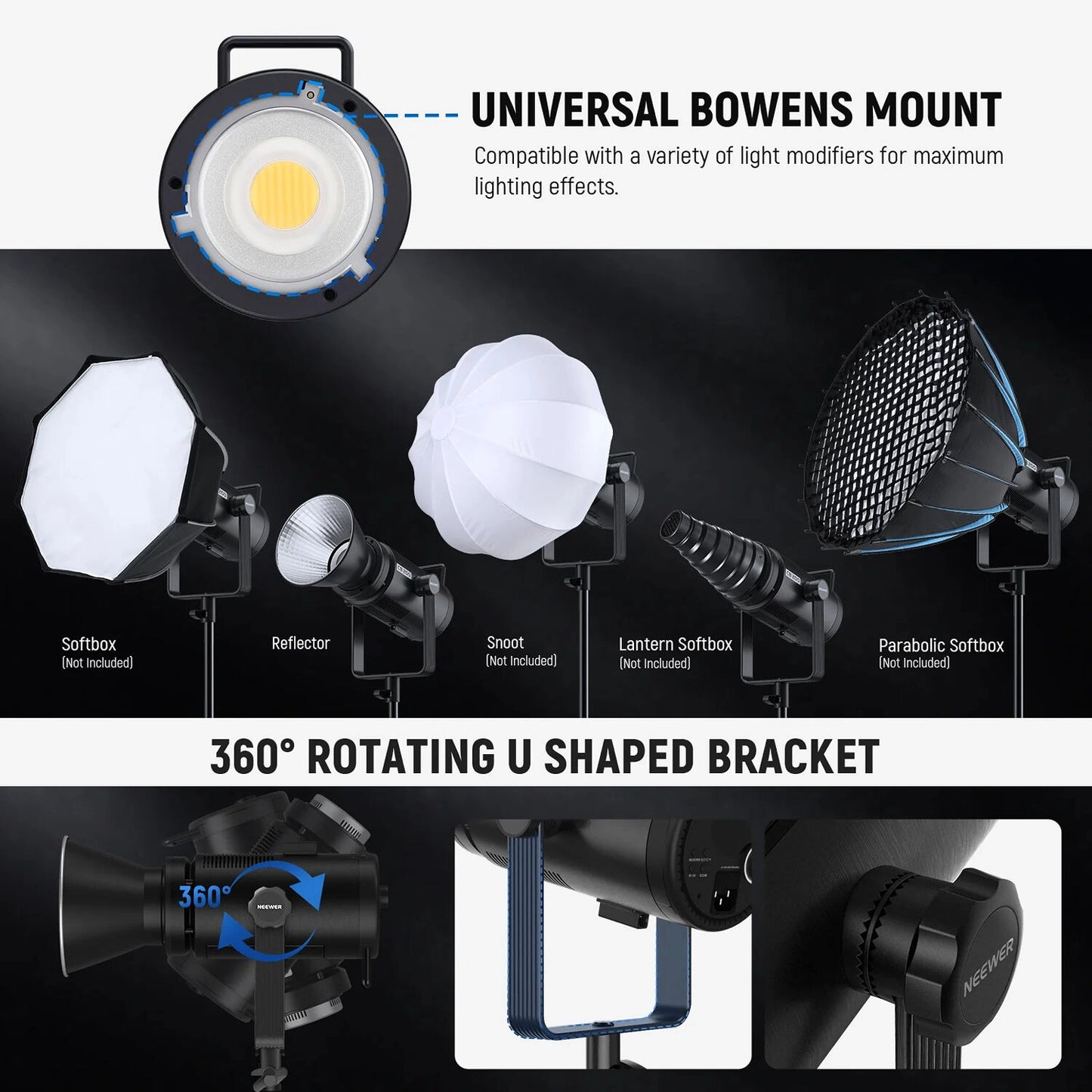 Neewer CB200C RGB LED Monolight