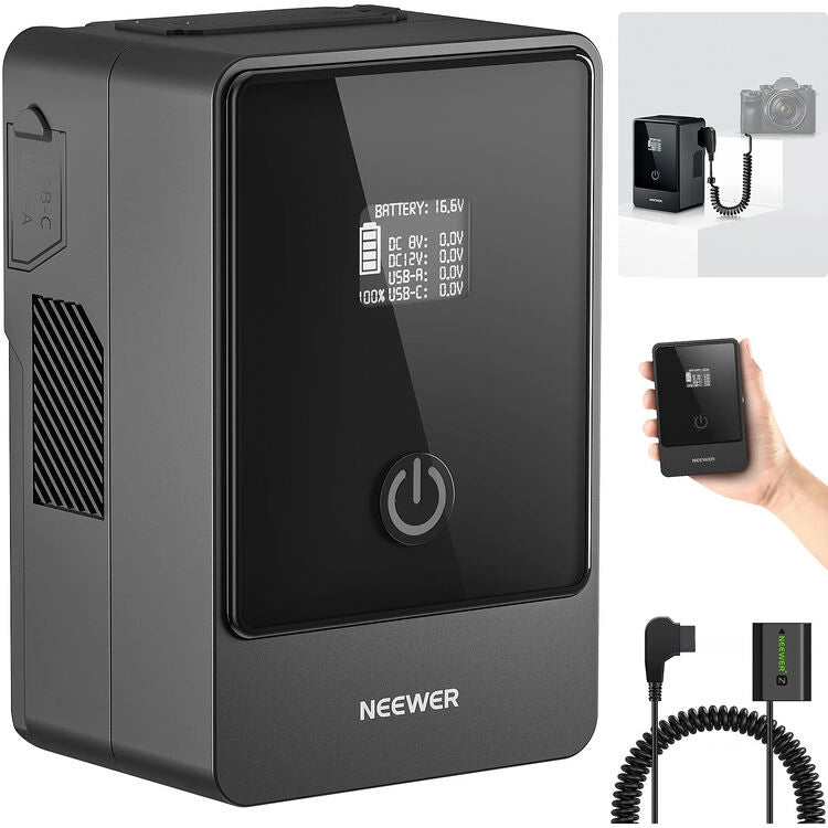 Neewer PS099E V-Mount Battery with VP-FZ100 Dummy Battery