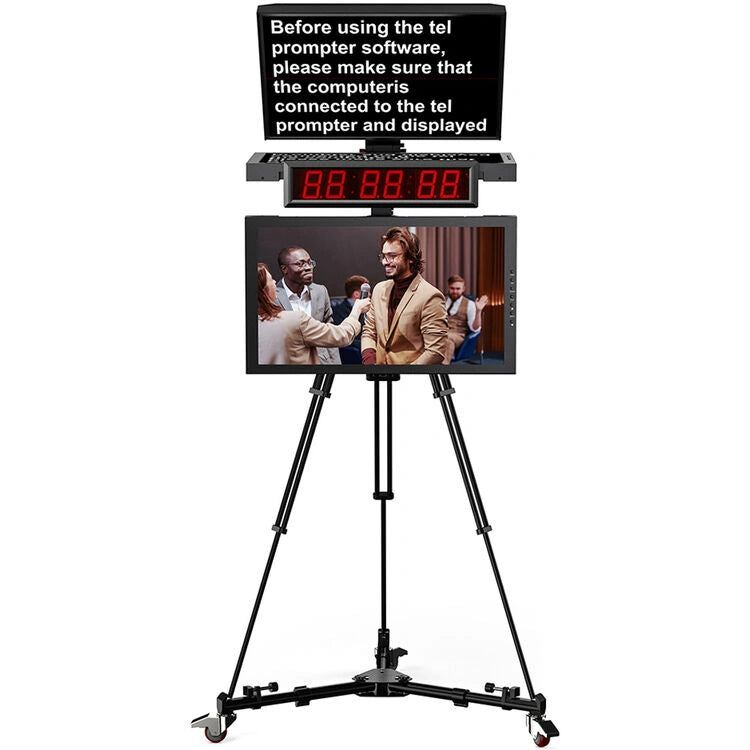 Desview DT20-M Dual-Screen HDMI/3G-SDI High-Bright Teleprompter (20")