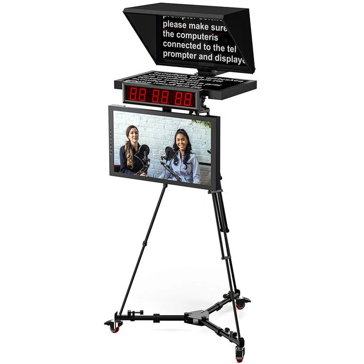 Desview DT20-M Dual-Screen HDMI/3G-SDI High-Bright Teleprompter (20")