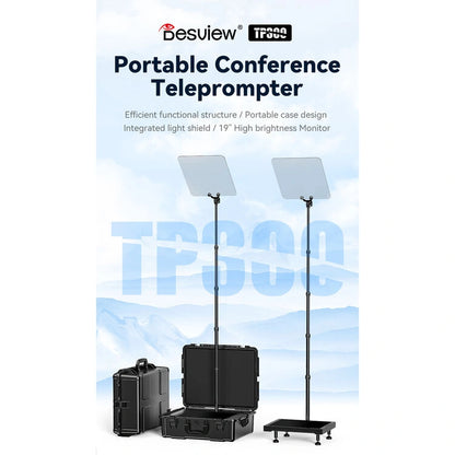 Desview TP300 Portable HDMI/SDI Teleprompter with High-Bright Monitor (19")