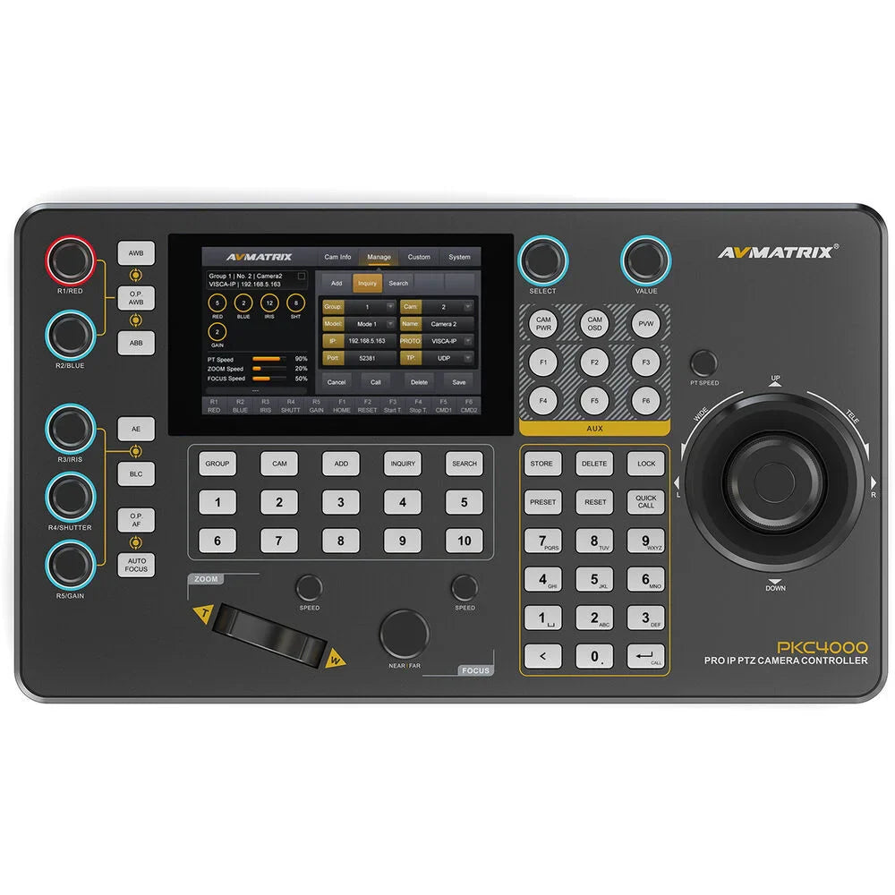 AVMATRIX PKC4000-NDI IP & Serial PTZ Camera Controller