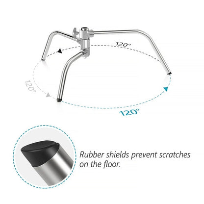 Neewer Stainless Steel C-Stand with Boom Arm & Carry Bag (10')