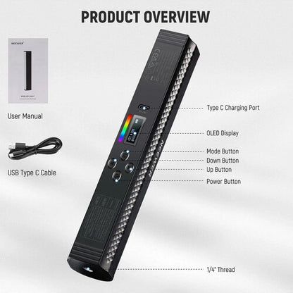 Neewer TL21C RGB Magnetic Light Wand (9")