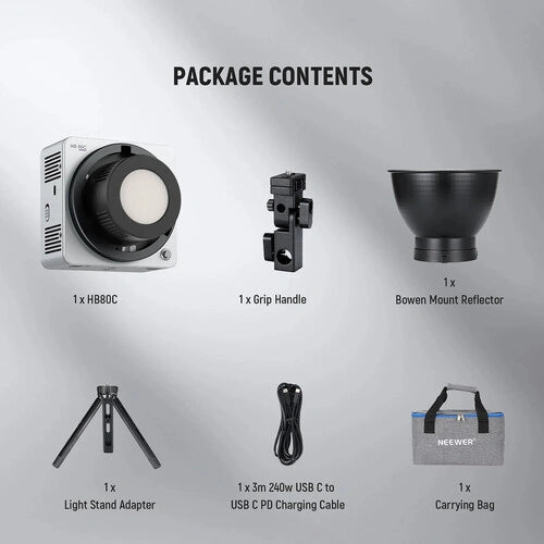 Neewer HB80C RGBWW Mini LED Monolight (Basic Kit)