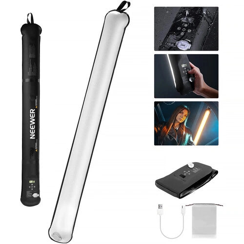 Neewer Basics GC21B Handheld Inflatable Bi-Color LED Fill Light (35")