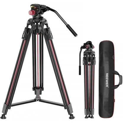 Neewer LL38 Professional Video Tripod with Fluid Head