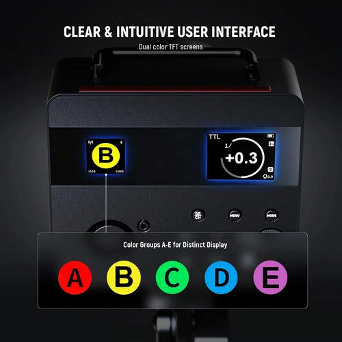 NEEWER Q6 600Ws 2.4G TTL HSS Outdoor Studio Flash