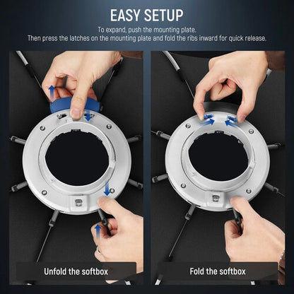 Neewer NS92P Quick Release Octagonal Softbox with Grid (35.4")