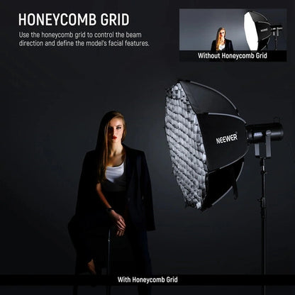 Neewer NS92P Quick Release Octagonal Softbox with Grid (35.4")