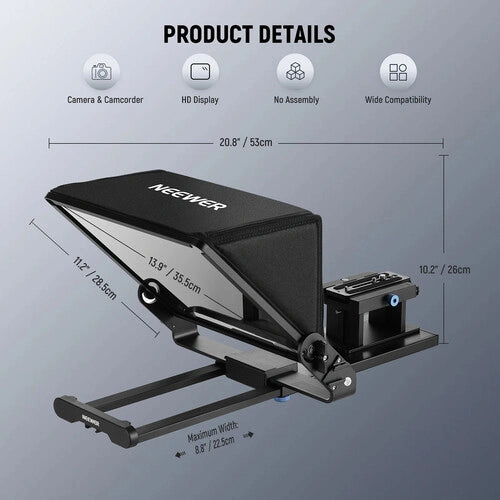 Neewer X14 III Aluminum Teleprompter