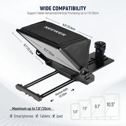 Neewer X12II Tablet Teleprompter
