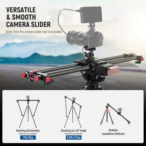Neewer ER1-80 Motorized Wireless Carbon Fiber Camera Slider (31.5")