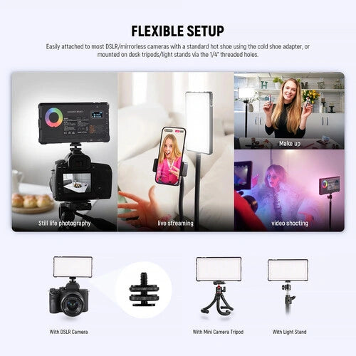 Neewer BASICS SL90C On-Camera RGB LED Light Panel