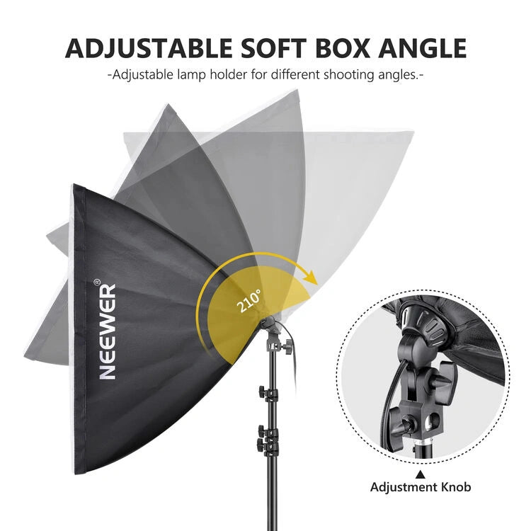 Neewer 700W Photography Softbox Lighting Kit