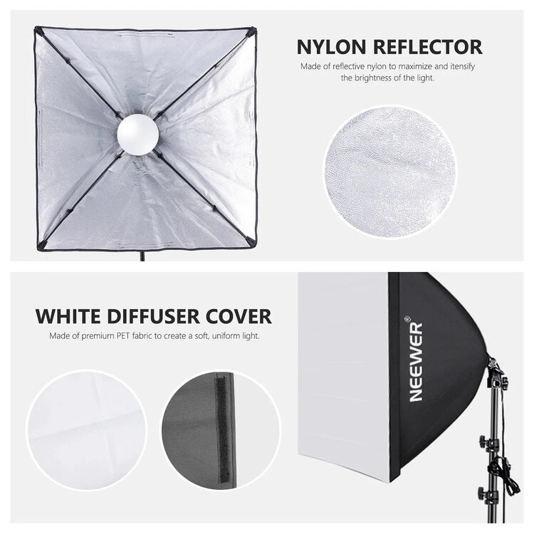 Neewer 700W Photography Softbox Lighting Kit