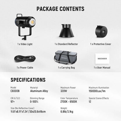 Neewer CB300B Bi-Color LED Monolight
