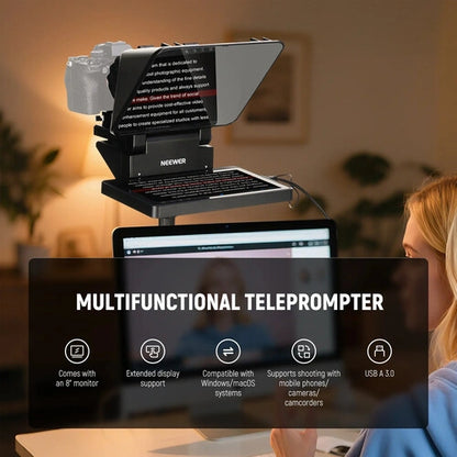 Neewer X11 Teleprompter with Built-In TM8 Monitor