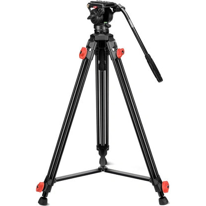 Neewer TP73 65" Aluminum Video Tripod with Fluid Head
