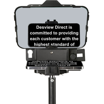 Desview P8 11" Teleprompter for Smartphones and Tablets
