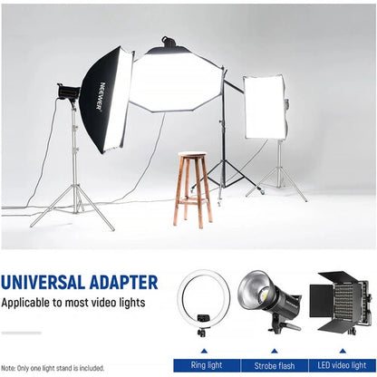 Neewer ST-280SS Stainless Steel Light Stand (2-Pack)