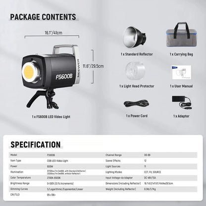 Neewer FS600B 600W Bi-Color LED Monolight