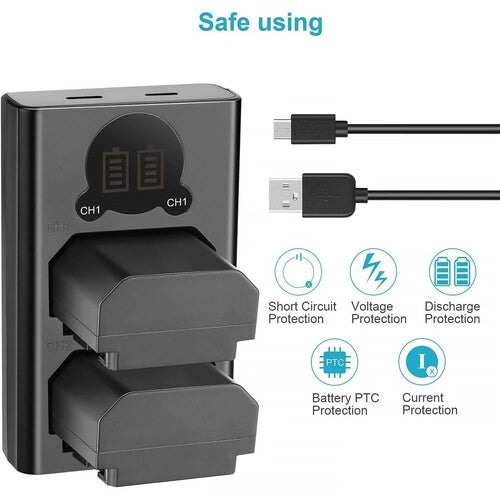 Neewer NP-FZ100 Dual Battery and Dual Charger Kit