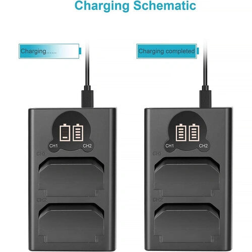 Neewer NP-FZ100 Dual Battery and Dual Charger Kit