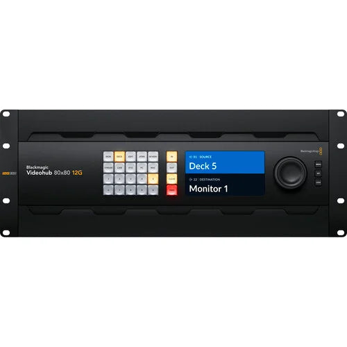 Blackmagic Design Videohub 80x80 12G Zero Latency Video Router